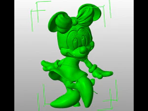 Minnie mouse for 3d print STL 3D Model