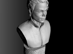 Michael Jackson Bust for 3D printing STL 3D Baskı Modeli