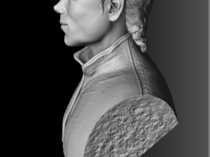 Michael Jackson Bust for 3D printing STL 3D Baskı Modeli