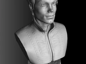 Michael Jackson Bust for 3D printing STL 3D Print Model
