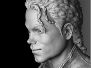 Michael Jackson Bust for 3D printing STL 3D Print Model