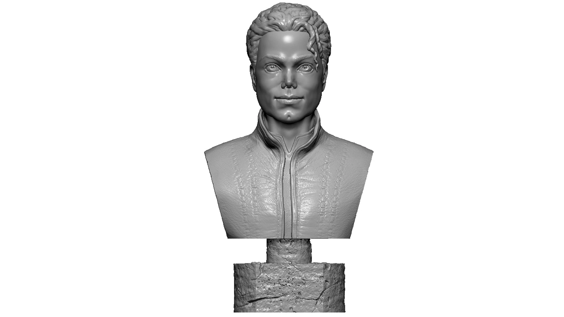 Michael Jackson Bust for 3D printing STL 3D Print Model .c4d .max .obj .3ds .fbx .stl .blend