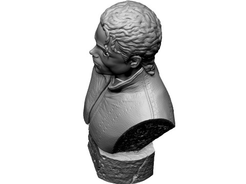 Michael Jackson Bust for 3D printing STL 3D Baskı Modeli