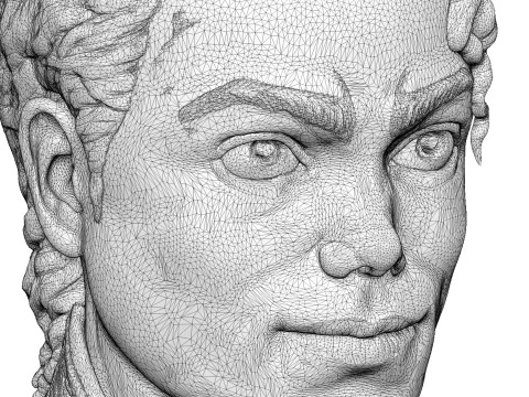 Michael Jackson Bust for 3D printing STL 3D Print Model