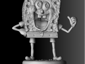 spoung bob 3D 모델