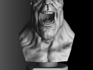 Goro bust for 3d print 3D-Druckmodell