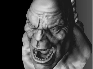 Goro bust for 3d print 3D Print Model