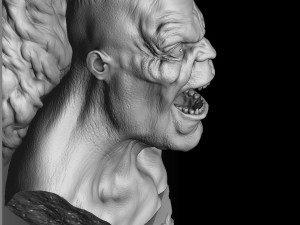 Goro bust for 3d print 3D-Druckmodell