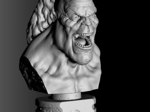 Goro bust for 3d print 3D-Druckmodell