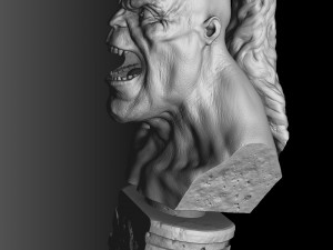 Goro bust for 3d print 3D-Druckmodell