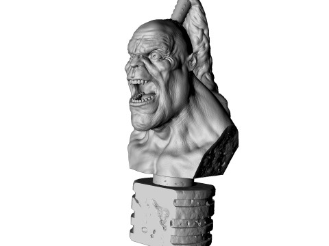 Goro bust for 3d print 3D-Druckmodell