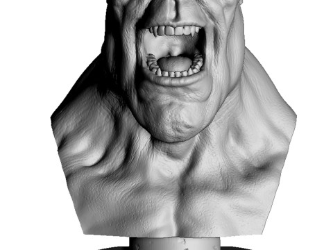 Goro bust for 3d print 3D-Druckmodell