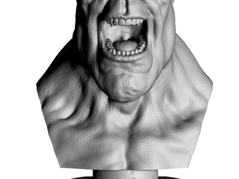 Goro bust for 3d print 3D Print Model