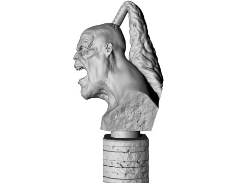 Goro bust for 3d print 3D-Druckmodell