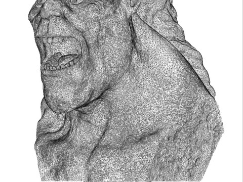 Goro bust for 3d print 3D-Druckmodell