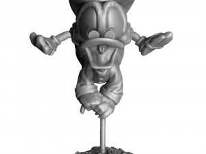 SCROOGE MCDUCK 2 OPTIONS STL FOR 3D PRINT 3D-Modell