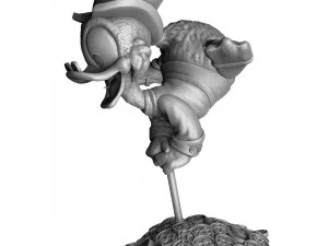 3D BASKI İ&Ccedil;İN SCROOGE MCDUCK 2 SE&Ccedil;ENEK STL 3D Model