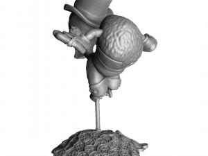 SCROOGE MCDUCK 2 OPTIONS STL FOR 3D PRINT 3D-Modell