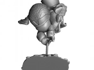 3D BASKI İ&Ccedil;İN SCROOGE MCDUCK 2 SE&Ccedil;ENEK STL 3D Model