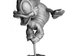 SCROOGE MCDUCK 2 OPTIONS STL FOR 3D PRINT 3D-Modell