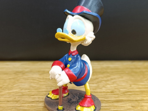 SCROOGE MCDUCK 2 OPTIONS STL FOR 3D PRINT 3D-Modell
