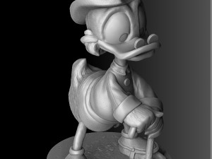 SCROOGE MCDUCK 2 OPTIONS STL FOR 3D PRINT 3D-Modell