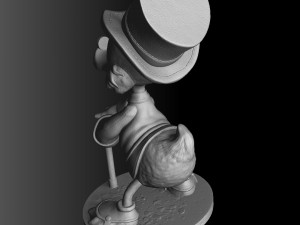 SCROOGE MCDUCK 2 OPTIONS STL FOR 3D PRINT 3D-Modell