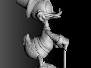 SCROOGE MCDUCK 2 OPTIONS STL FOR 3D PRINT 3D-Modell