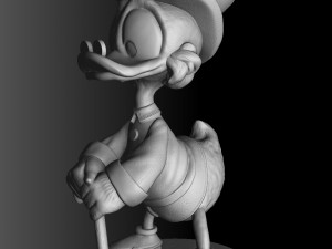 SCROOGE MCDUCK 2 OPTIONS STL FOR 3D PRINT 3D-Modell