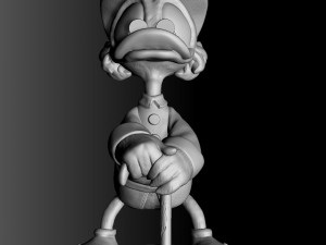 SCROOGE MCDUCK 2 OPTIONS STL FOR 3D PRINT 3D-Modell