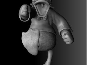 Donald angry 3D 모델
