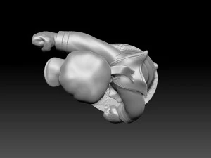 Donald angry 3D Model