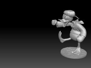 Donald angry 3D 모델