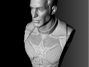 Captain america 3D Model
