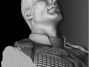 Captain america 3D Model