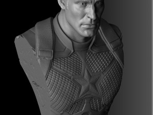 Captain america 3D-Modell