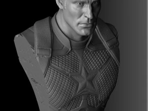 Captain america 3D Model