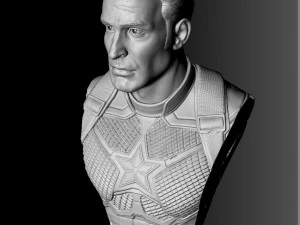 Captain america 3D Model