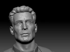 Captain america 3D Model