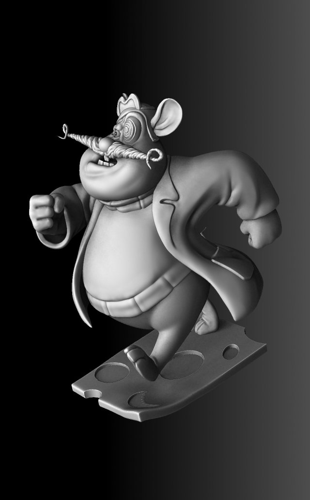 Rockfordchip n dale rescue rangers Modèle 3D .c4d .max .obj .3ds .fbx .stl .blend 