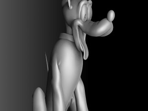 Mickey Minnie Mouse and Pluto Modèle 3D
