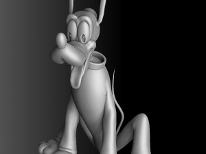 Mickey Minnie Mouse and Pluto Modèle 3D