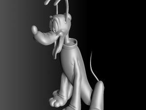 Mickey Minnie Mouse and Pluto Modèle 3D