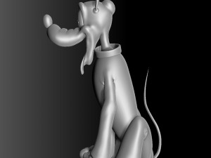 Mickey Minnie Mouse and Pluto Modèle 3D