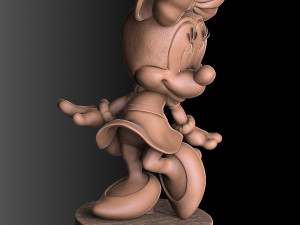 Mickey Minnie Mouse and Pluto Modèle 3D
