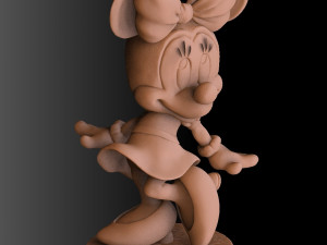 Mickey Minnie Mouse and Pluto Modèle 3D