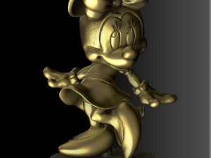 Mickey Minnie Mouse and Pluto Modèle 3D