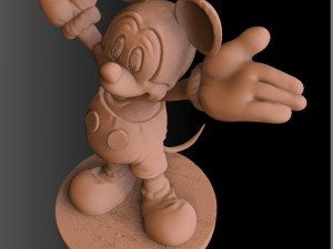 Mickey Minnie Mouse and Pluto Modèle 3D