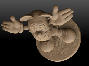 Mickey Minnie Mouse and Pluto Modèle 3D