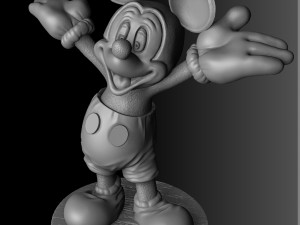 Mickey Minnie Mouse and Pluto Modèle 3D